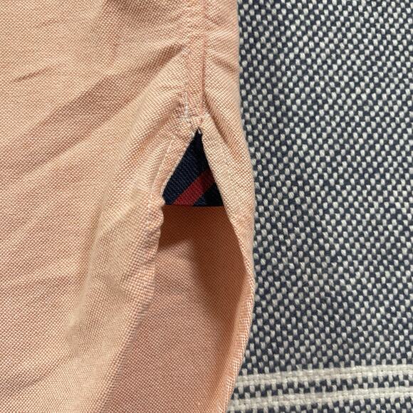 Polo Ralph Lauren Peach Button Down Oxford Shirt Embroidered Pony Mens Size 2XB - Picture 4 of 8